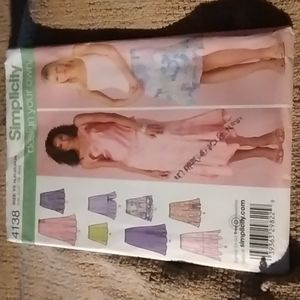 Simplicity sewing pattern